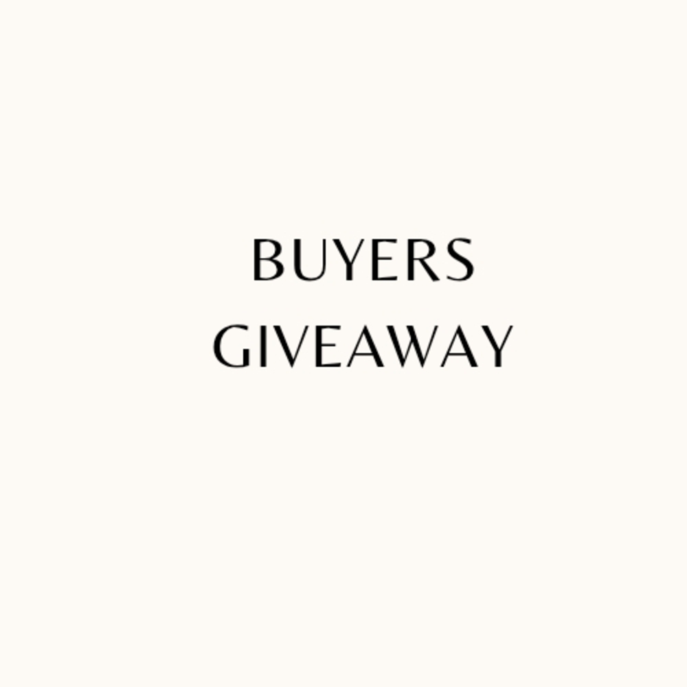 Buyers Giveaway